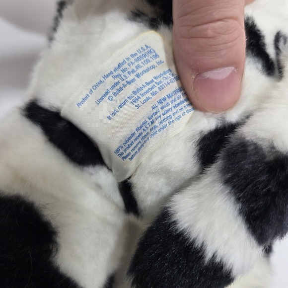 Build A Bear Holstein Cow Black White Retired Vintage 18" Plush Stuffed Animal - Picture 8 of 10
